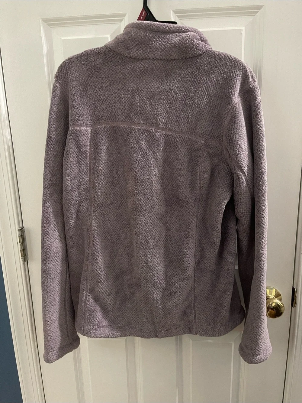 Patagonia Lavender Teddy Fleece Snap Pullover Jacket